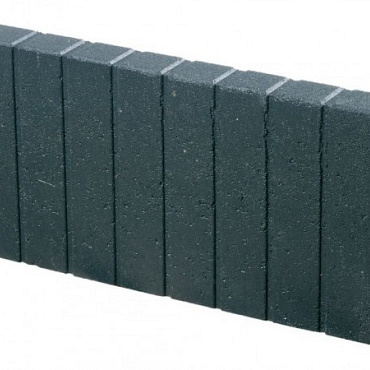Palissadeband Zwart 8x50x50 cm recht (UITLOPEND)