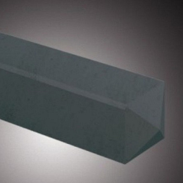 Beton hoekpaal antraciet rotsmotief 10x10x280 cm