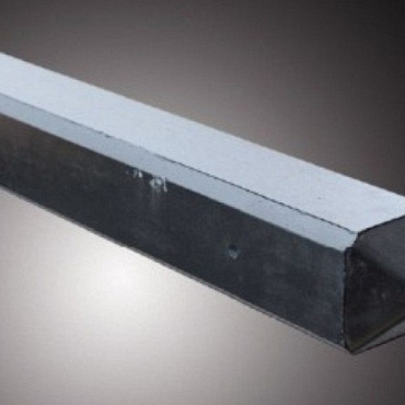 Betonpaal antraciet gecoat 10x10x280 cm
