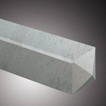 Betonhoekpaal grijs 10x10x280 cm
