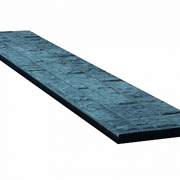 Betonnen onderplaat antraciet rotsmotief 184x36x3 cm