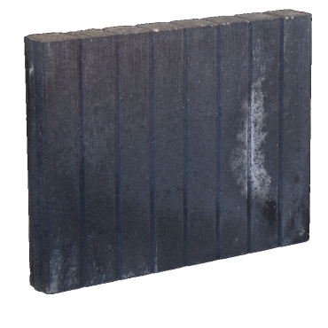 Palissadeband Zwart 6x40x50 cm recht (UITLOPEND)