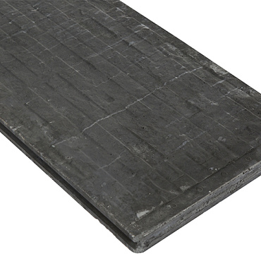 Betonnen onderplaat antraciet leisteen 184x36x3 cm