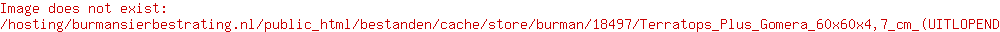 Terratops Plus Gomera 60x60x4,7 cm (UITLOPEND)