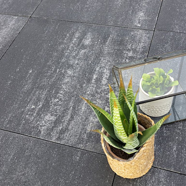 Granitops Plus Santorini Black 60x30x4,7 cm (UITLOPEND)