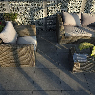 Granitops Plus Grey Black 60x60x4,7 cm (UITLOPEND)