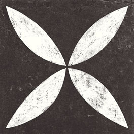 Solostone vtwonen Belgian Stone White Flower 70x70x3,2 cm