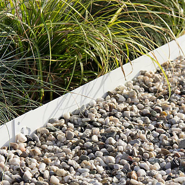 Multi-Edge Metal kantopsluiting Wit 100 cm x 75 mm x 1,5 mm