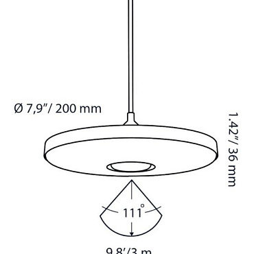 In-Lite DISC PENDANT DUO 100-230V (SET COMPLEET)