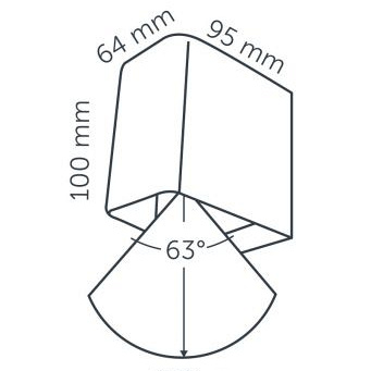 In-Lite Wall ACE DOWN CORTEN