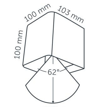 In-Lite Wall ACE DOWN 100-230V WHITE