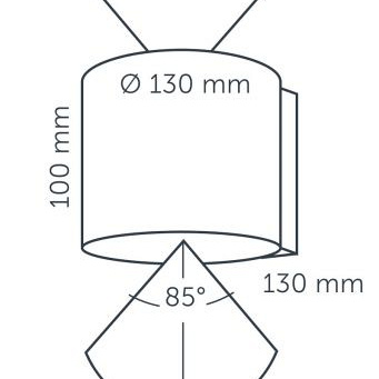 In-Lite Wall HALO UP-DOWN DARK 100-230V