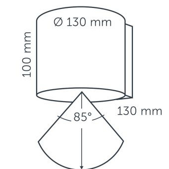 In-Lite Wall HALO DOWN DARK 100-230V