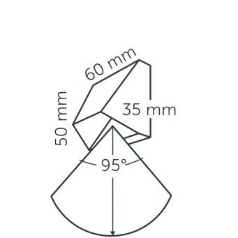 In-Lite Wall MINI WEDGE Dark Grey