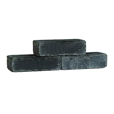 Stapelblok getrommeld Antraciet 60x15x15 cm