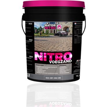 Gator Nitro voegzand Zilvergrijs emmer á 18,1kg