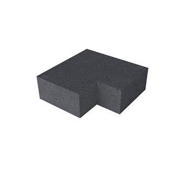 Schellevis® trap hoekstuk 90° binnen (40/20) Antraciet 60x60 cm