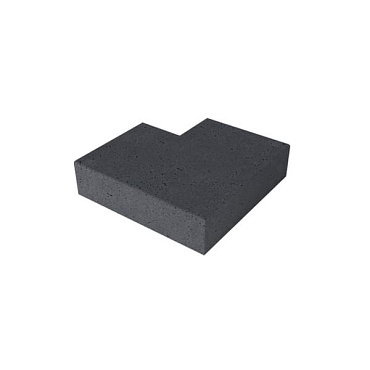 Schellevis® trap hoekstuk 90° buiten (37/15) Antraciet 60x60 cm
