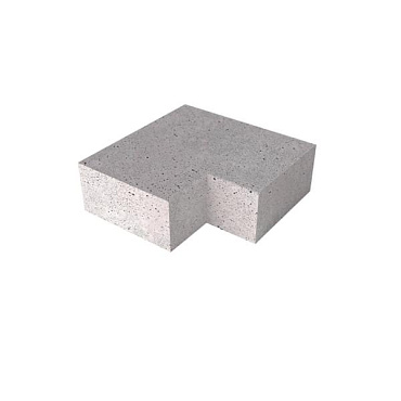 Schellevis® trap hoekstuk 90° binnen (40/20) Grijs 60x60 cm