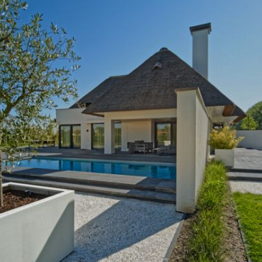 Schellevis® Zwembadrand Taupe 100x40x5 cm