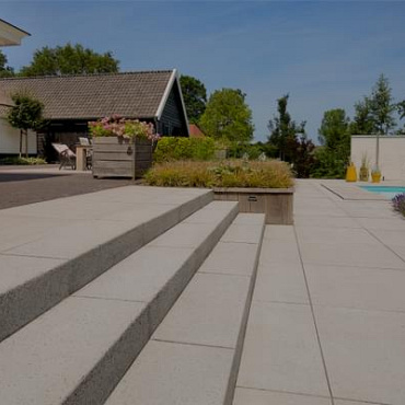 Schellevis® traptrede Antraciet 100x40x20 cm
