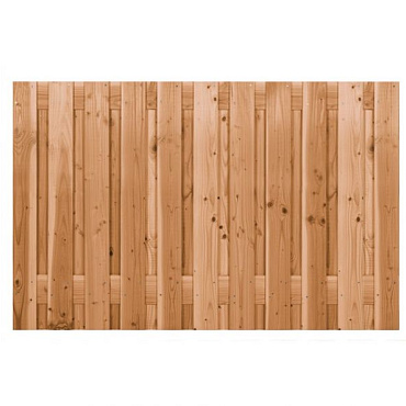Douglas scherm geschaafd 130x180 cm, 21 planks
