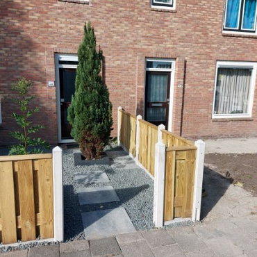 Vuren scherm 90x180 cm, 21 planks