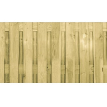 Grenen scherm verticaal 90x180 cm, 19 planks