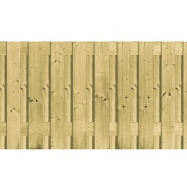Grenen scherm verticaal 90x180 cm, 21 planks