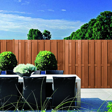 Hardhouten scherm 180x180 cm, 21 planks (19+2)