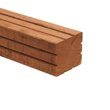 HH Bangkirai paal geschaafd fsc 6,8x6,8x300 cm