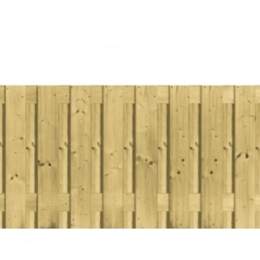 Vuren scherm 90x180 cm, 21 planks