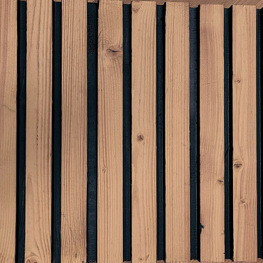 Triple Rhombus Zwart/Douglas 2,5x14x400 cm (25/130 werkend)