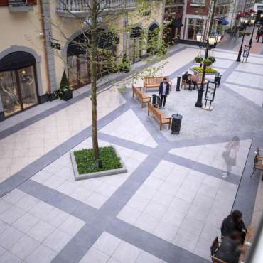 GeoCeramica Fiordi Grigio 60x60x4 cm