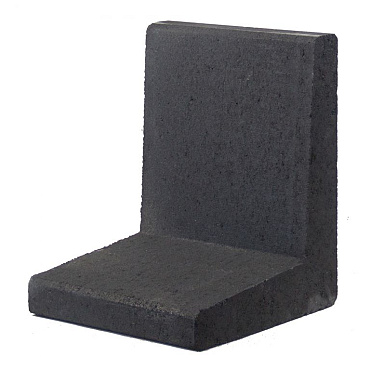 L-Element Zwart 50x40x40 cm