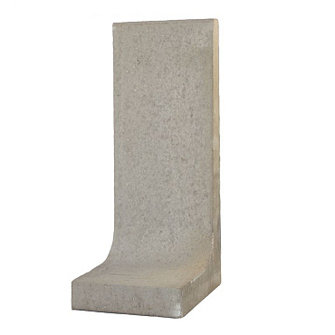 L-Element Grijs 100x50x40 cm