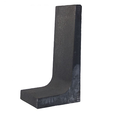 L-Element Zwart 100x50x40 cm