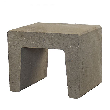 U-Element Grijs 50x40x40 cm