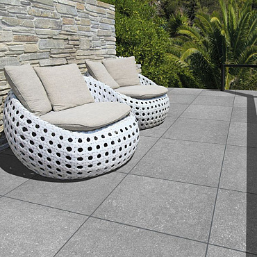 GeoCeramica Entree BB stone Light Grey 60x60x4 cm