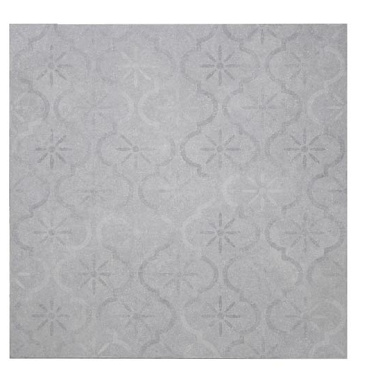 GeoCeramica Impasto Grigio Décor 80x80x4 cm