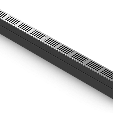 ACO Slimline afwateringsgoot 100 cm zilver