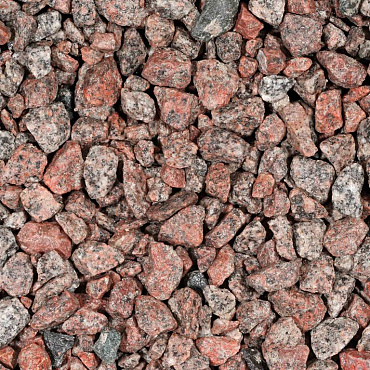Granietsplit rose/rood 8-16 mm zak á 20 kg