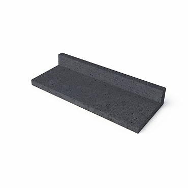 Schellevis® traptrede L-model Antraciet 100x40x15 cm