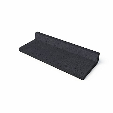 Schellevis® traptrede L-model Carbon 100x40x15 cm