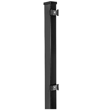 Hoekpaal antraciet 4x6x260 cm tbv gaasmat 200 cm