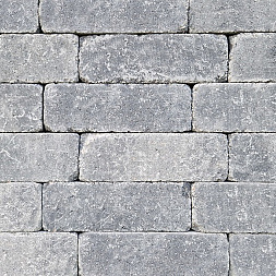 Stonique longstone getrommeld Grijs/Zwart 31,5x10,5x7 cm