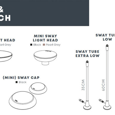 In-Lite Accessoire Sway Tube Extra Low 35cm