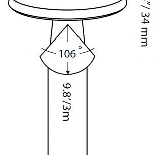 In-Lite Solitary DISC TUBE LOW 35cm