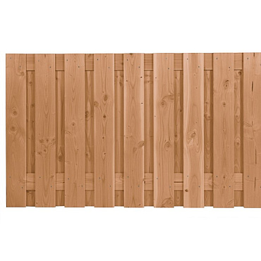 Douglas scherm geschaafd 130x180 cm, 19 planks