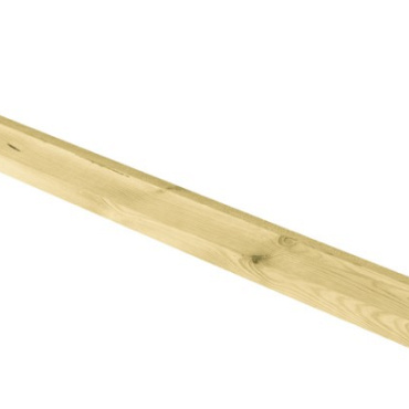 Grenen afdeklijst 4,4x9,0x180 cm